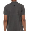 Parx Men Charcoal Solid Polo Collar T-shirt (2)