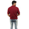 Parx Men Marron Solid Polo Collar T-shirt