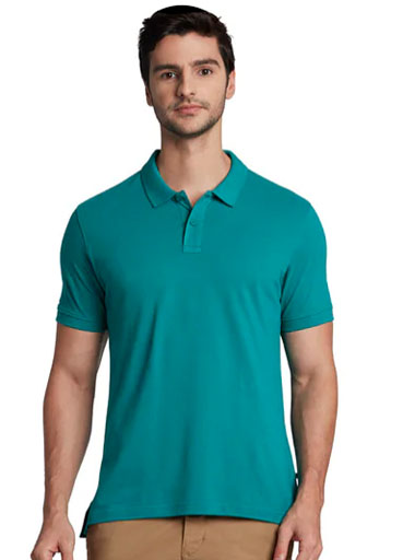 Parx Men Sea Port Solid Polo Collar T-shirt