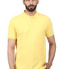 Parx Men yellow Solid Polo Collar T-shirt