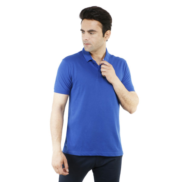 Parx Men Royal Blue Polo Collar T-shirt – MIRDEEP TRADING PVT. LTD.